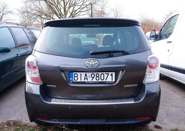 Toyota Verso cena 26950 przebieg: 161671, rok produkcji 2009 z Białystok małe 379